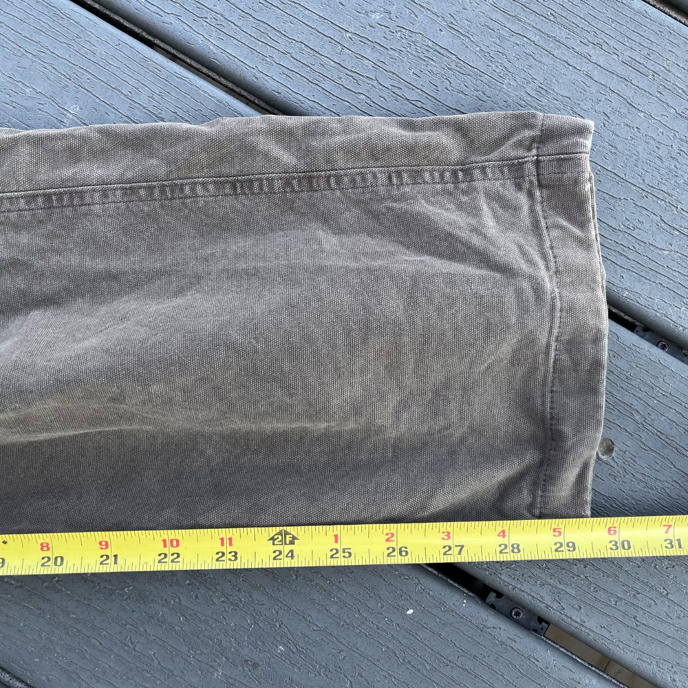 Abercrombie & Fitch Jeans Men’s 33x29 Brown Carpenter Athletic Loose Y2K - Picture 9 of 9